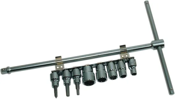 CruzTools - Sliding T-Driver with 8-Piece Socket Set