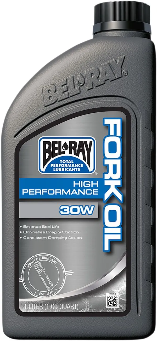 BEL-RAY High-Performance Fork Oil  (1L) - Choose Viscosity