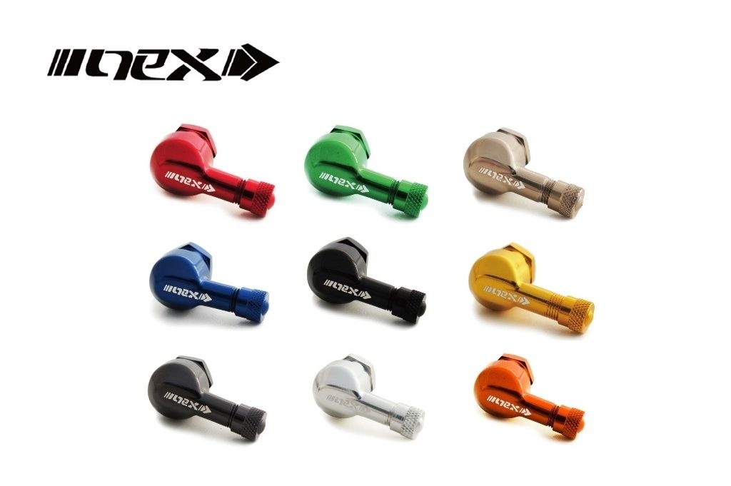 NEX - 90-degree Angled valves (8,3mm)