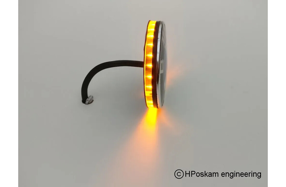HPoskam BMW led embleem knipperlichten + DRL 56 mm (set)