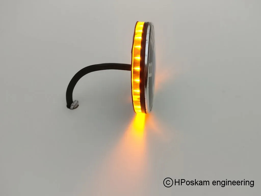 HPoskam BMW LED emblem indicator lights + DRL 56 mm (set)