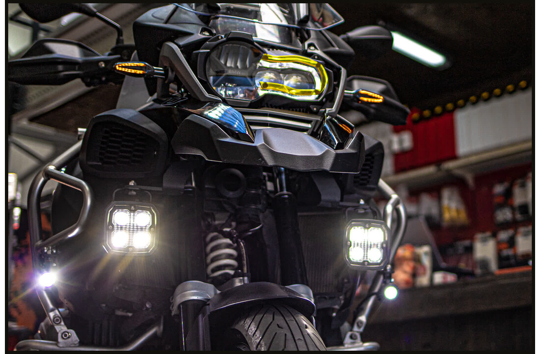 HPoskam BMW led embleem knipperlichten + DRL 56 mm (set)