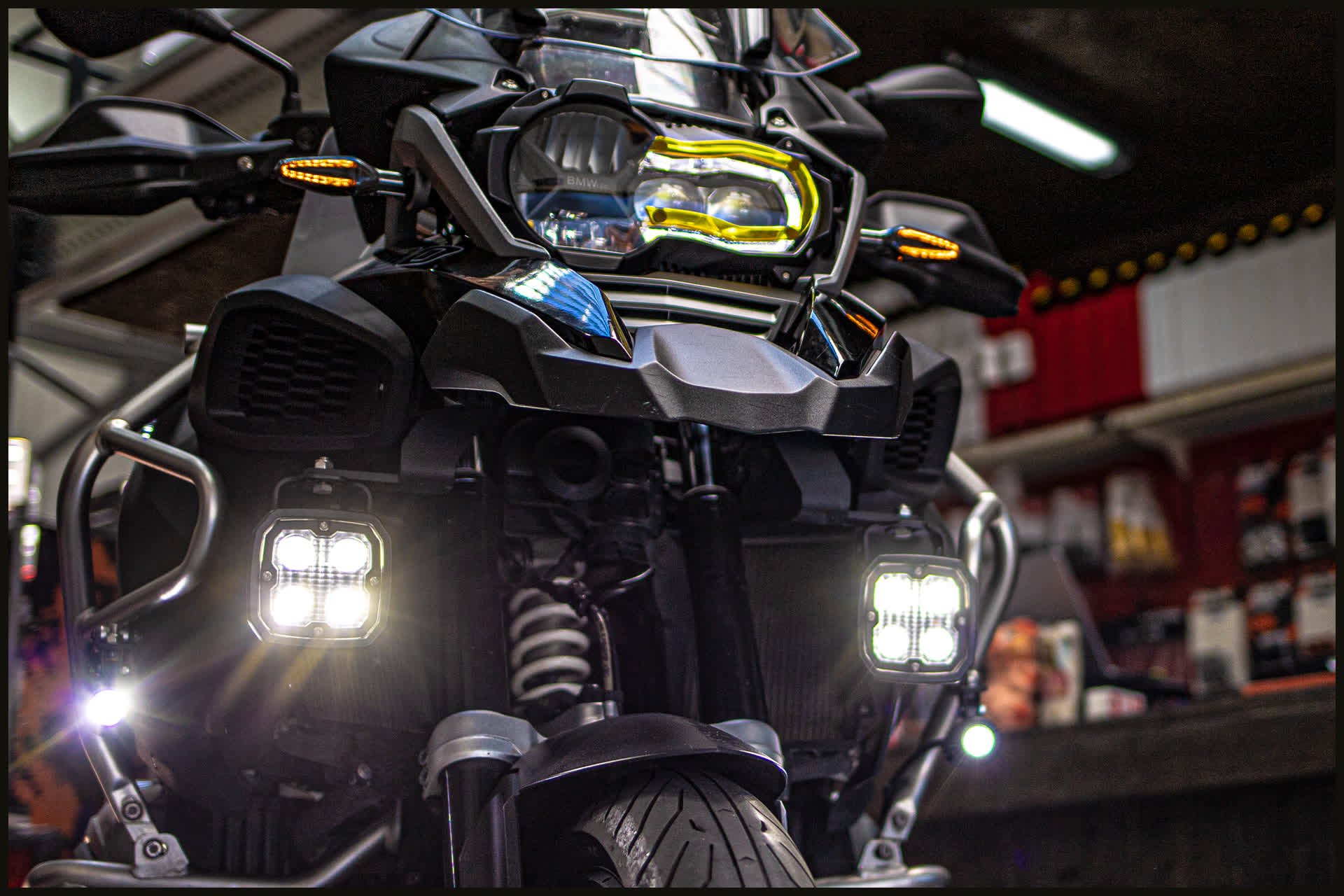 HPoskam BMW led embleem knipperlichten + DRL 56 mm (set)