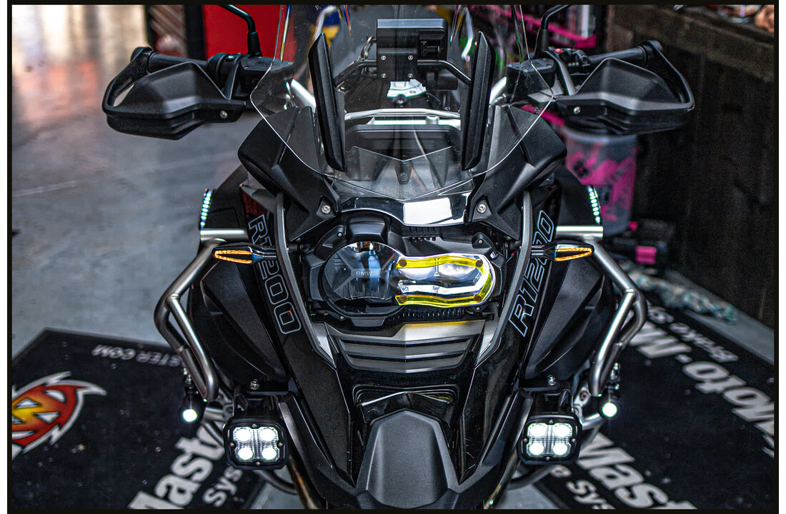 HPoskam BMW LED emblem indicator lights + DRL 56 mm (set)