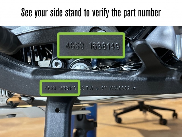 AltRider Side Stand Enlarger - BMW R 1300 GS (with Sport Suspension) and GSA