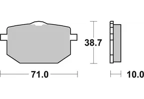 Brembo - sinter brake pads - Yamaha XT 600 Z Tenere