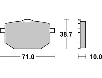 Brembo - sinter remblokken - Yamaha XT 600 Z Tenere