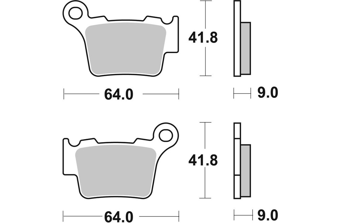 Brembo - offroad inter brake pads - 07BB27SD