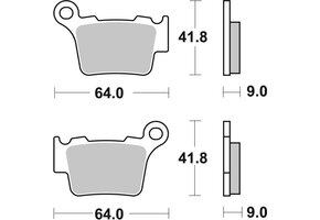 Brembo - offroad sinter brake pads - 07BB27SD