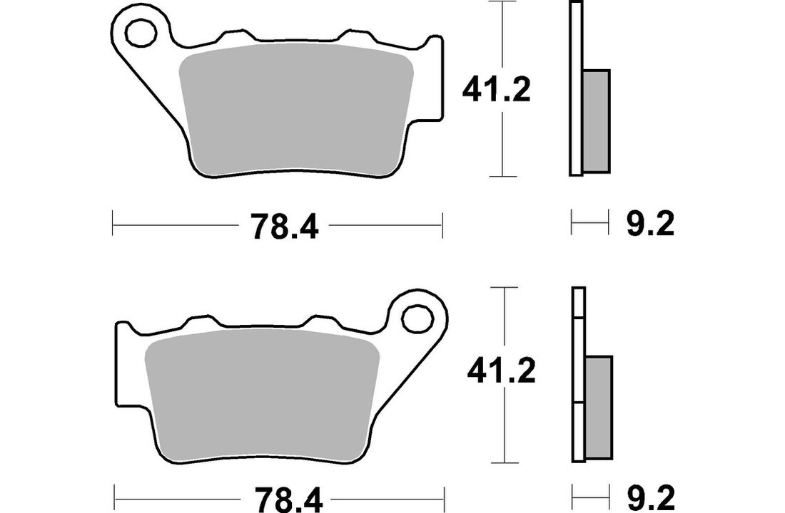 Brembo - inter brake pads - 07BB02SP