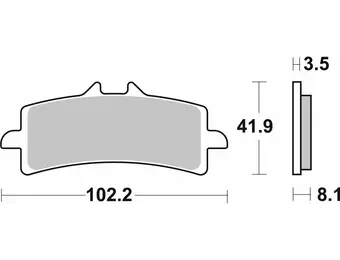 SBS - Remblok 841RST - Sinter front