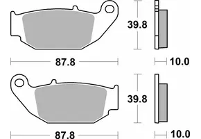 SBS - Brakepad 915RSI Sinter