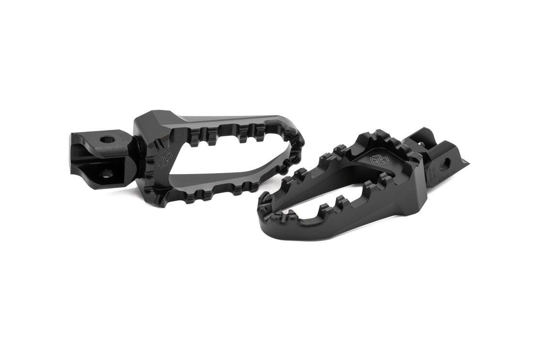 Gilles Tooling - Pro-X Enduro Footpegs (black) - Suzuki V-strom