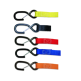 Acerbis Tie Downs - Tension Strap - Strap 25mm (Per Pair) BLACK