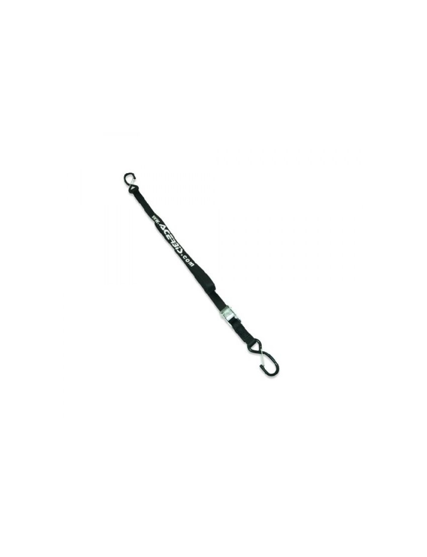 Acerbis Tie Downs - Tension Strap - Strap 25mm (Per Pair) BLACK