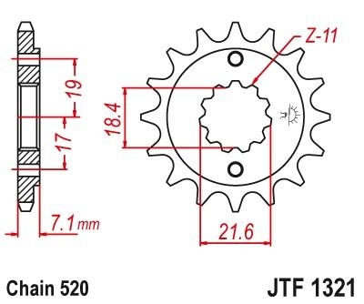 JT Sprockets Sprocket set (JTF1321.14 - JTR301.40) - Honda CRF250L