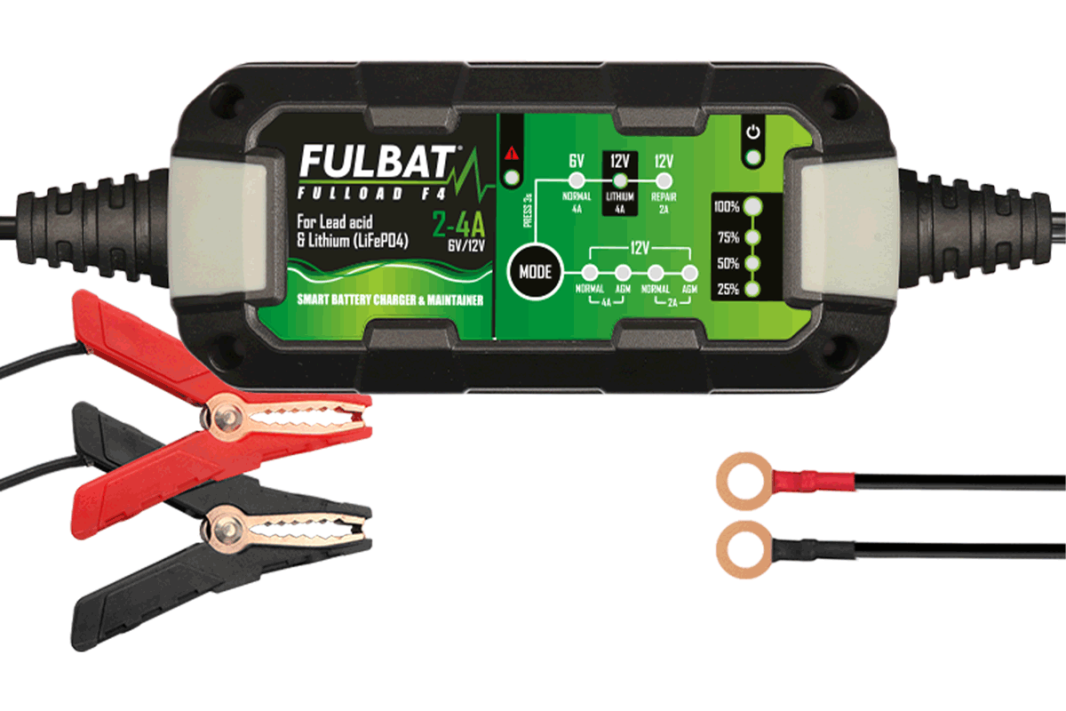 Fulbat FULLOAD F4 Automatische Acculader & Druppellader 6V/12V – 2A/4A