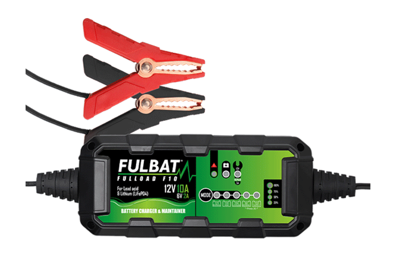 Fulbat FULLOAD F10 Acculader & Druppellader - 6V/12V - 10A