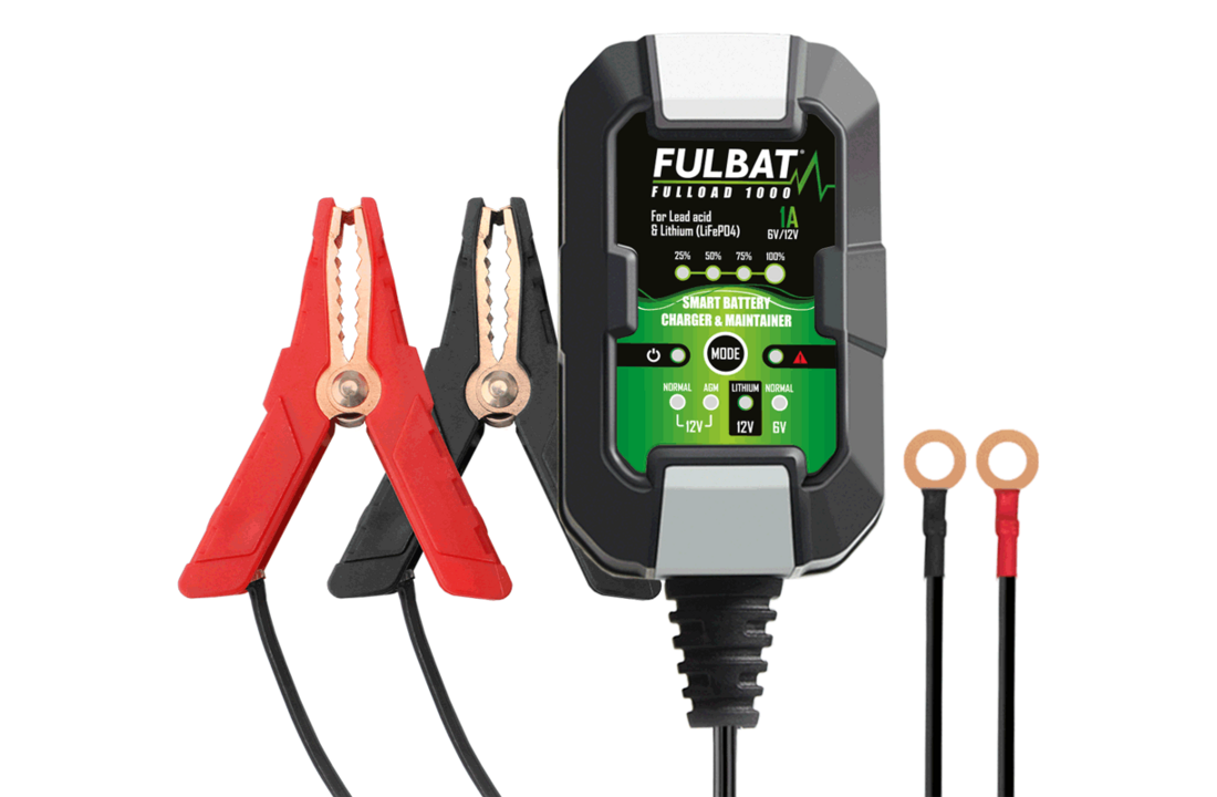Fulbat FULLOAD 1000  Battery Charger & Maintainer 6V/12V - 1A