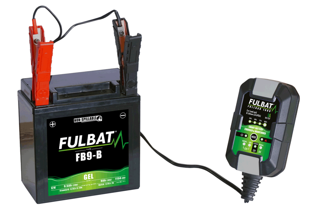 Fulbat FULLOAD 1000 Acculader & Druppellader - 6V/12V - 1A