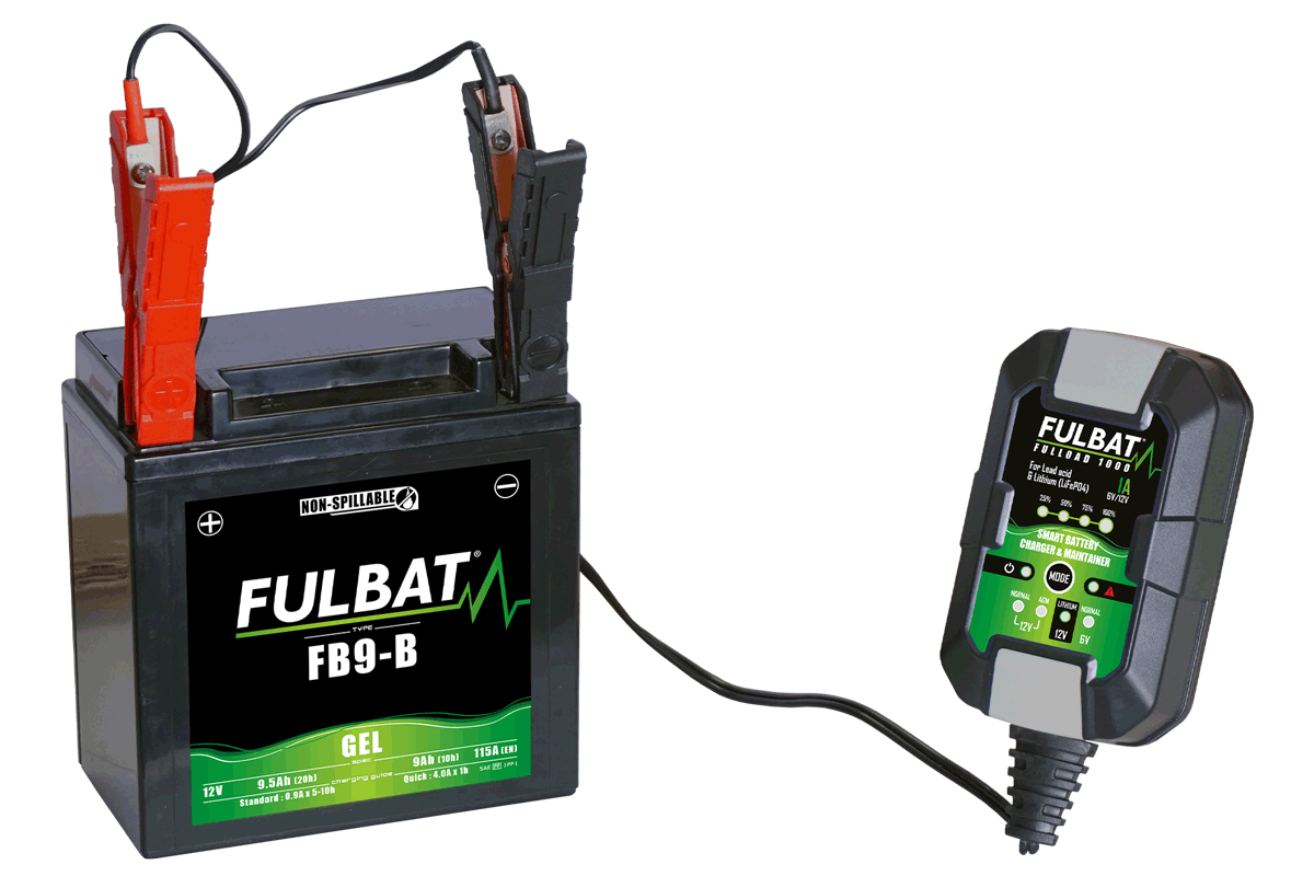 Fulbat FULLOAD 1000  Battery Charger & Maintainer 6V/12V - 1A