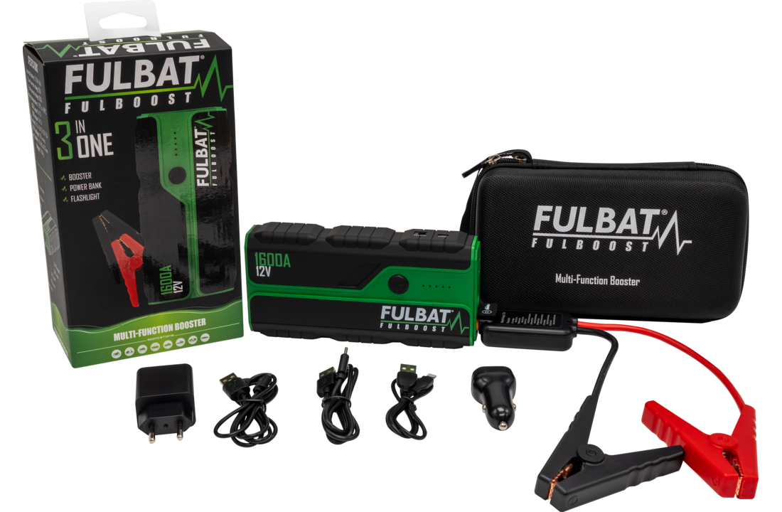 Fulbat Fulboost Lithium Jump Starter & Power Bank - 12V 1600A