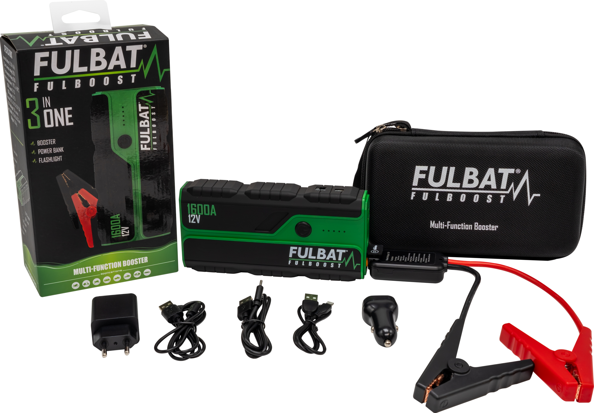 Fulbat Fulboost Lithium Jumpstarter & Powerbank - 12V 1600A