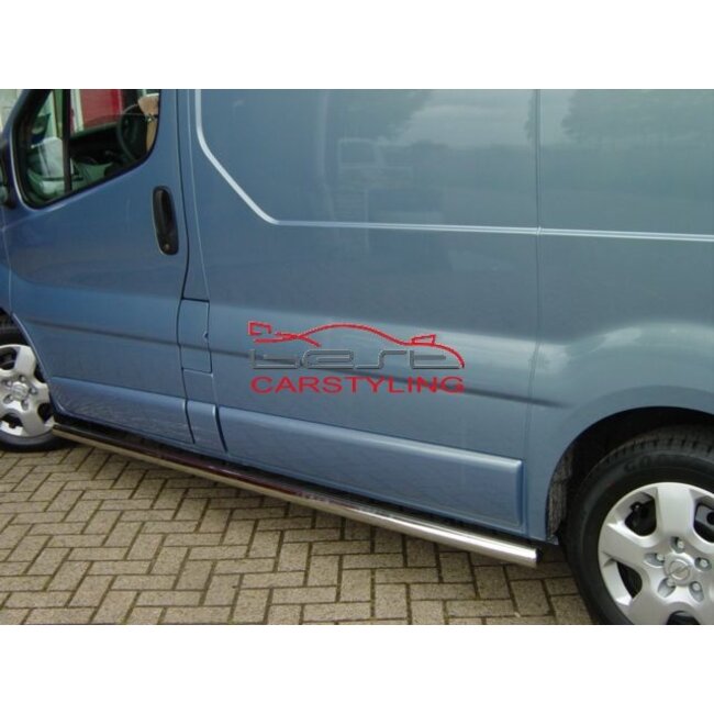 Renault Renault Trafic|Opel Sidebars Rechte Buis Zonder traanplaat (set van 2 stuks)