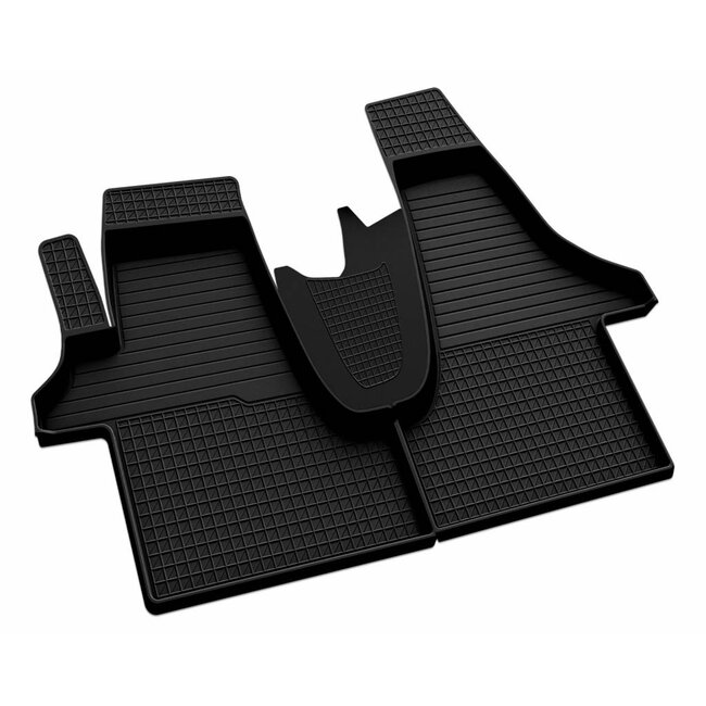 VW 4D Rubberen Vloermat Volkswagen T5 4 delig