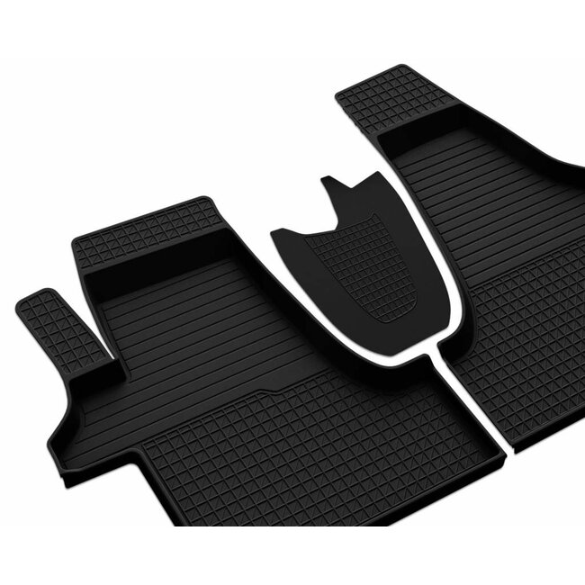 VW 4D Rubberen Vloermat Volkswagen T5 4 delig