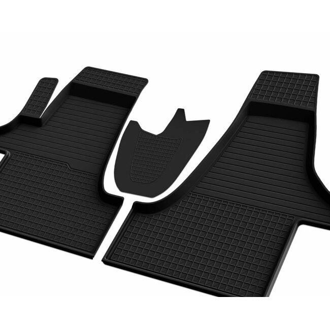 VW 4D Rubberen Vloermat Volkswagen T5 4 delig
