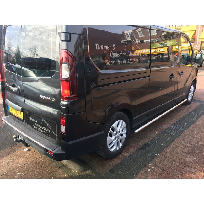 Renault Renault Trafic|Opel Sidebars rechte buis zonder plaat (set van 2 stuks)