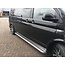 VW T5 Sidebars buis 60 mm met RVS trede (set van 2 stuks)