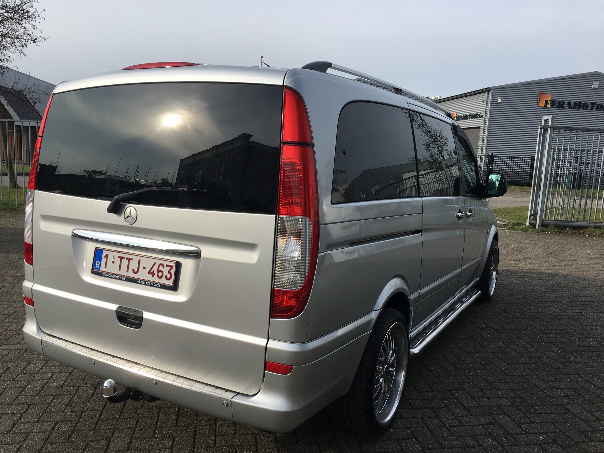 Dachreling für Mercedes Vito W639 W447 2003-2024 L1 Kurzer Alu Schwarz
