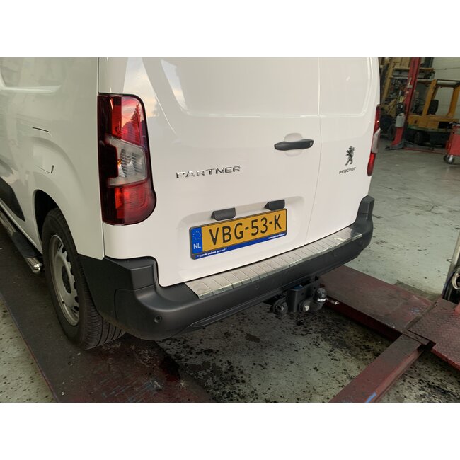 RVS Bumperplaat: Duurzame Bescherming & Stijl voor uw Berlingo, Partner Rifter, Proace City en Combo