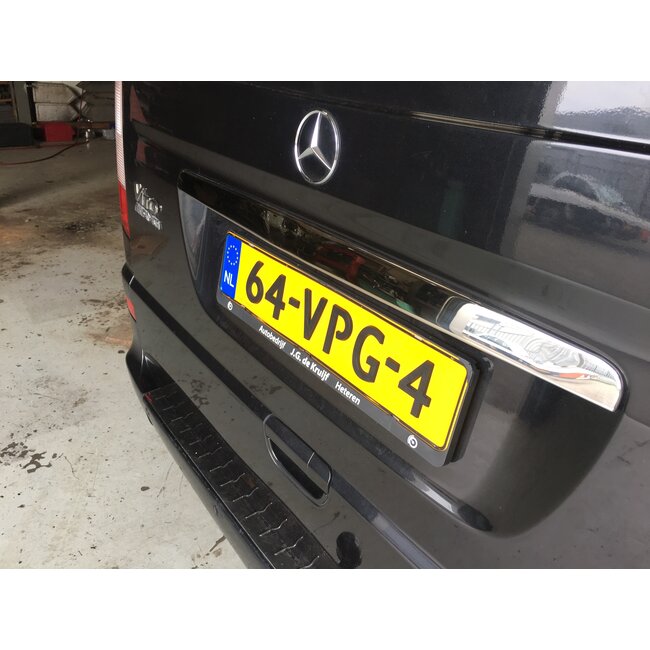 Mercedes-Benz MB Vito W639 Chrome Kofferbakstrip RVS Achterklep Achterdeur