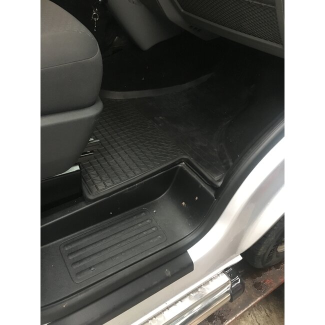 VW 4D Rubberen Vloermat Volkswagen T5 4 delig