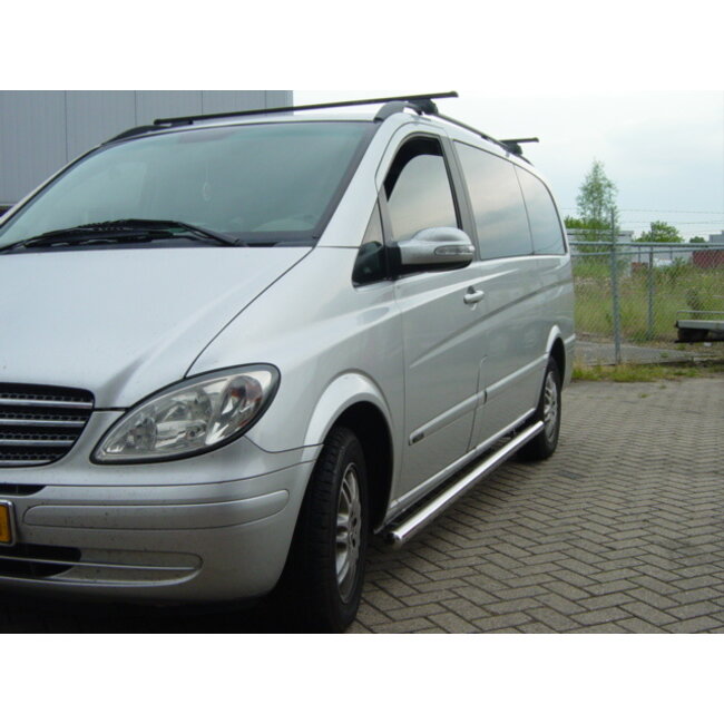 Mercedes-Benz Sidebars rechte buis zonder plaat(set van 2 stuks)