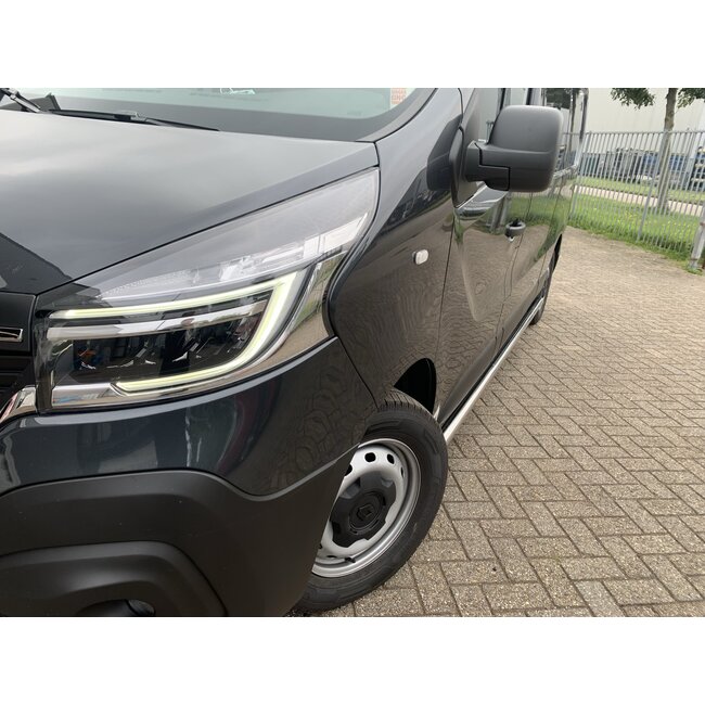 Renault Renault Trafic|Opel Sidebars rechte buis zonder plaat (set van 2 stuks)