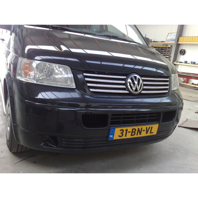 VW T5 Chrome voorgrillset RVS