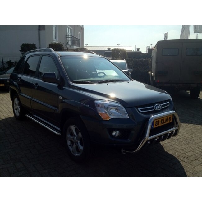 Hyundai Tucson Sidebars met rvs trede