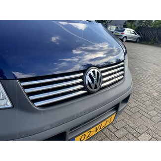 VW T5 Chrome voorgrillset RVS