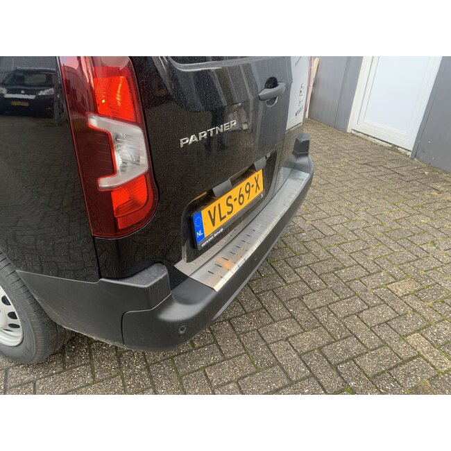 RVS Bumperplaat: Duurzame Bescherming & Stijl voor uw Berlingo, Partner Rifter, Proace City en Combo