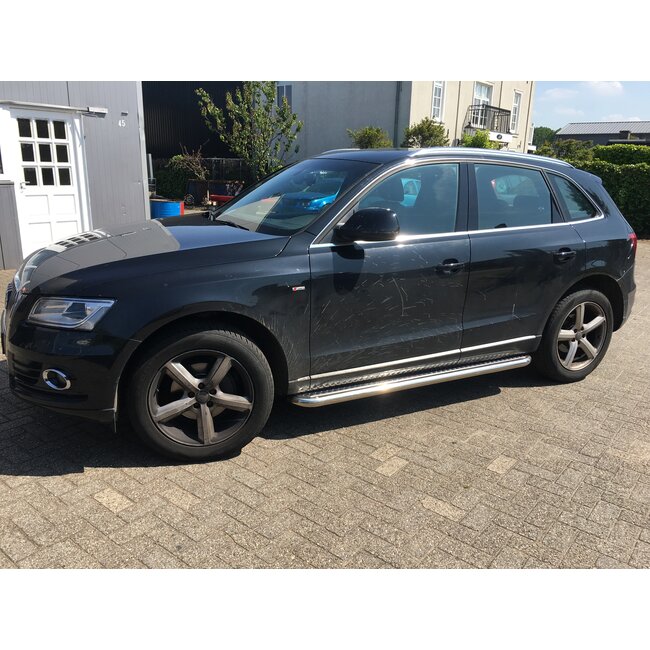 Audi Q5 Sidebars met rvs trede
