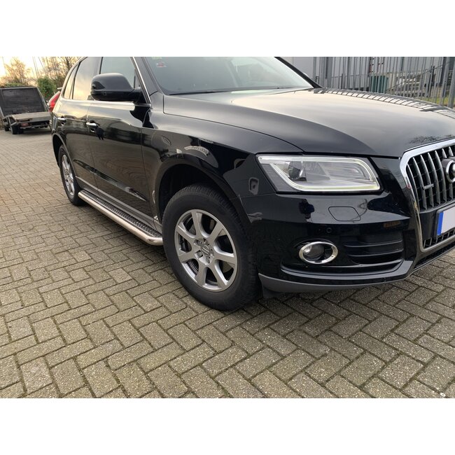 Audi Q5 Sidebars met rvs trede