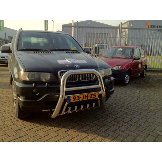 BMW X5 E53 Pushbar met carterbescherming Bullbar