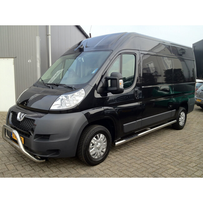 Citroen Jumper Sidebars rechte buis 70 mm met opstapjes L2