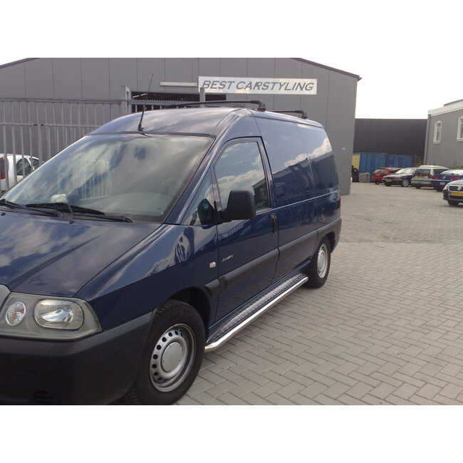 Citroen Jumpy Sidebars met aluminium trede L1