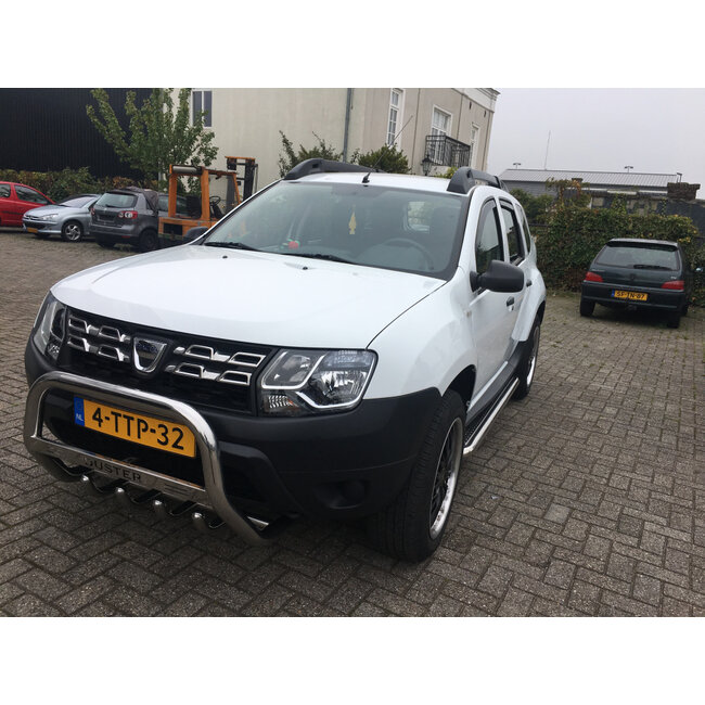 Dacia Duster H79 Sidebars met rvs trede