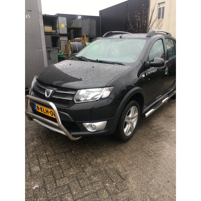 Dacia Sandero Pushbar Bullbar met carterbescherming